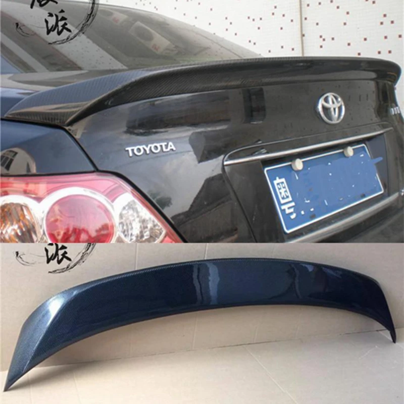 Подходит для toyota eiz/mark x, спойлер для губ 2006-2009, спойлер для губ, светильник, высококачественный материал из углеродного волокна, для заднего вида автомобиля