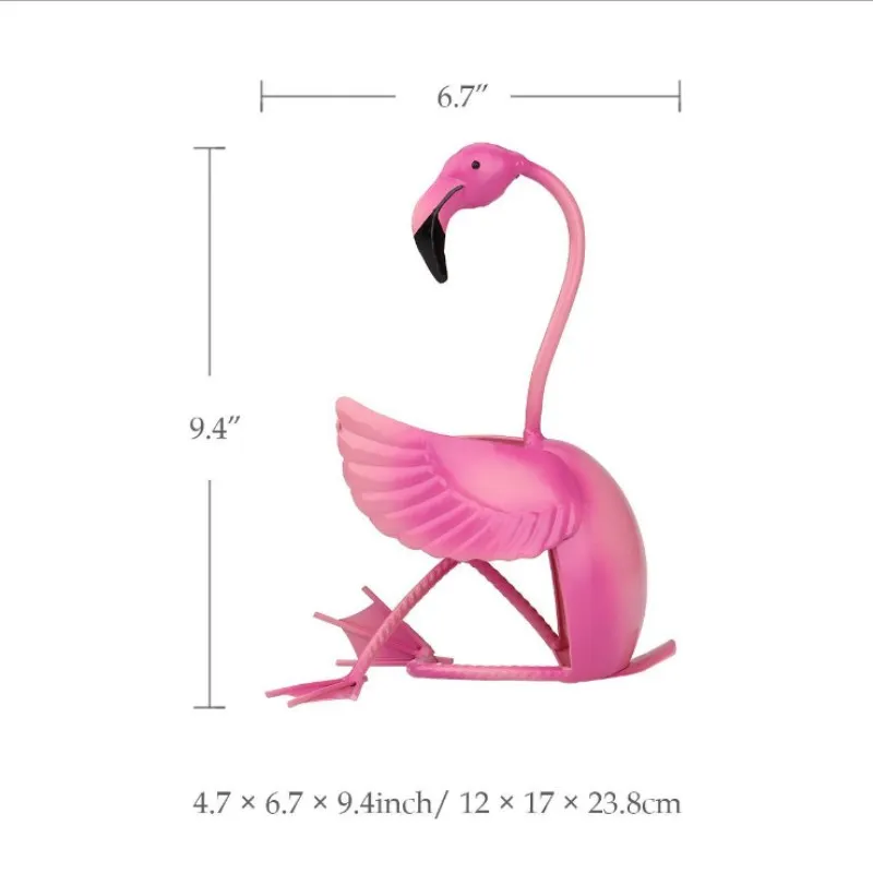 Фламинго винный шкаф держатель винная полка Металлическая статуэтка практичная Статуэтка винный шкаф для бутылки офисный домашний декор ремесло подарок