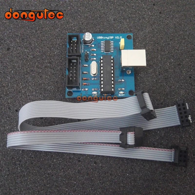 

AVR microcontroller download USBtinyISP download manager dedicated USB interface cable for arduino