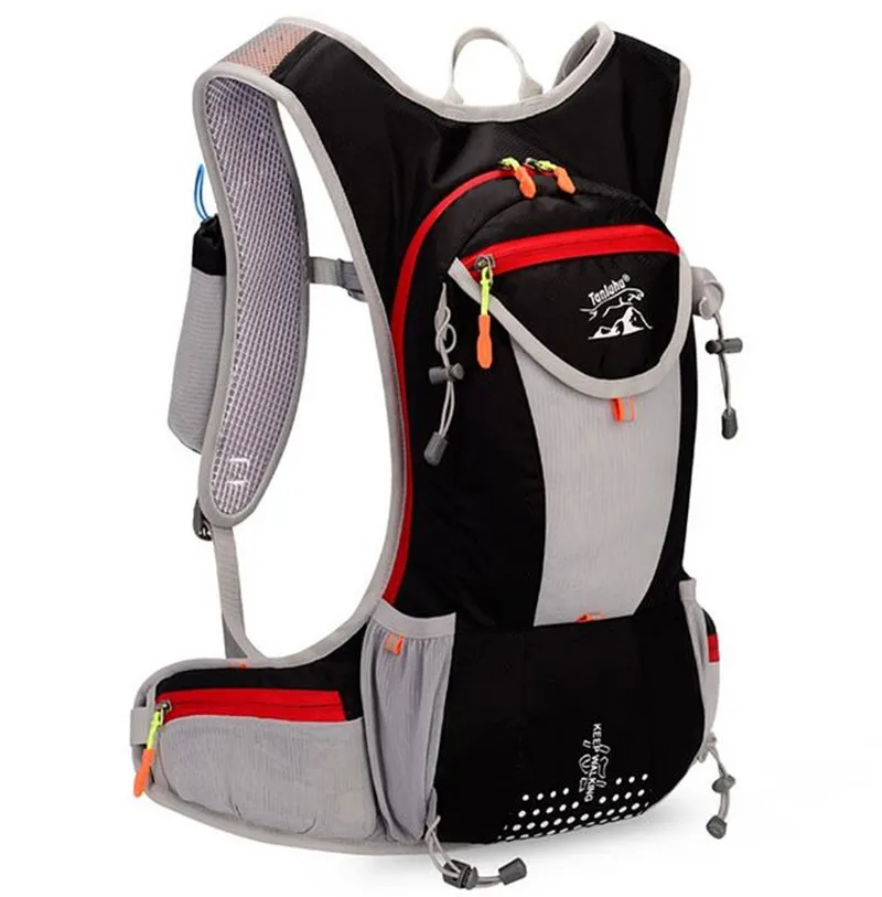 TANLUHU Men Women Nylon Running Backpack 15L Hydration Backpack Ultralight Breathable Cycling Hiking Marathon Water Bag