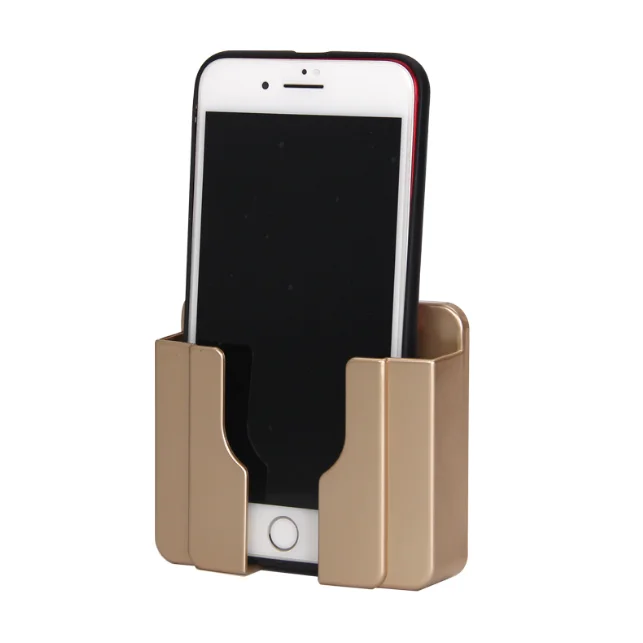 

Portable PC Shelves Phone Holder Wall Mounted Socket Charger Storage Shelf Rack Stand Support for Phone Charging Holder LF478