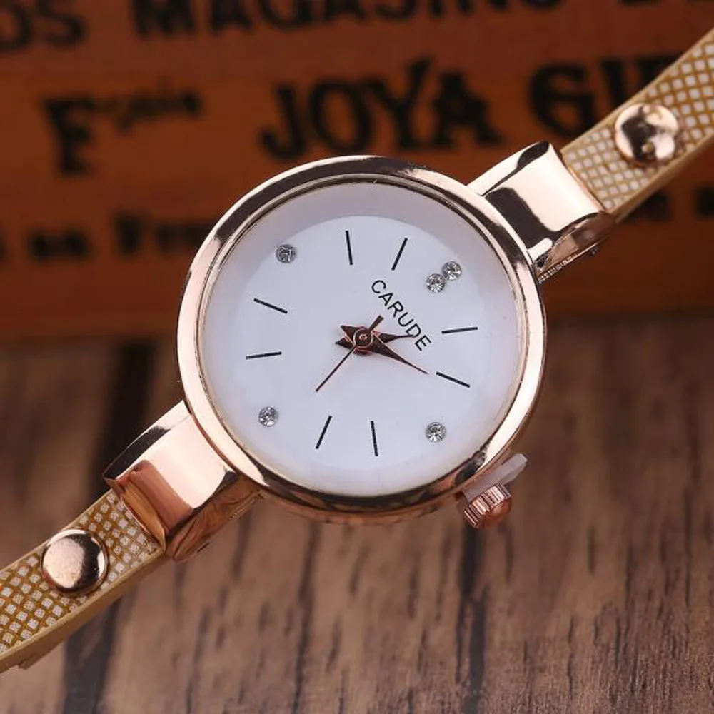 Красивый модный браслет женские часы Круглый Кулон Стразы подарок кварцевый механизм Женские часы Relojes Mujer# W