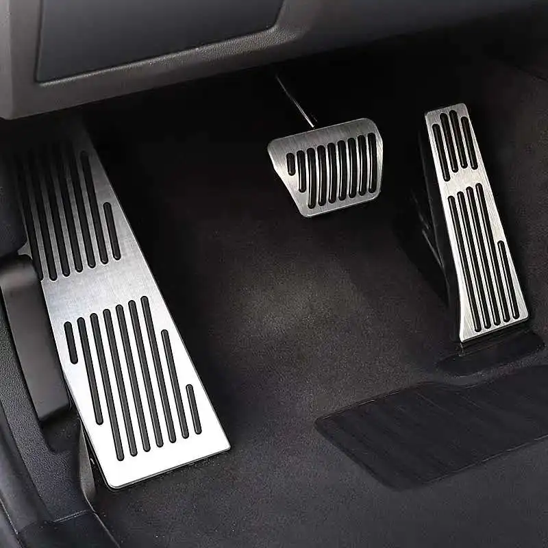 

Car Decoration Accessories for BMW E60 Accelerator Foot Rest Fuel Brake AT/MT Modify Pedal Styling Sticker Covers Gas pedals pad