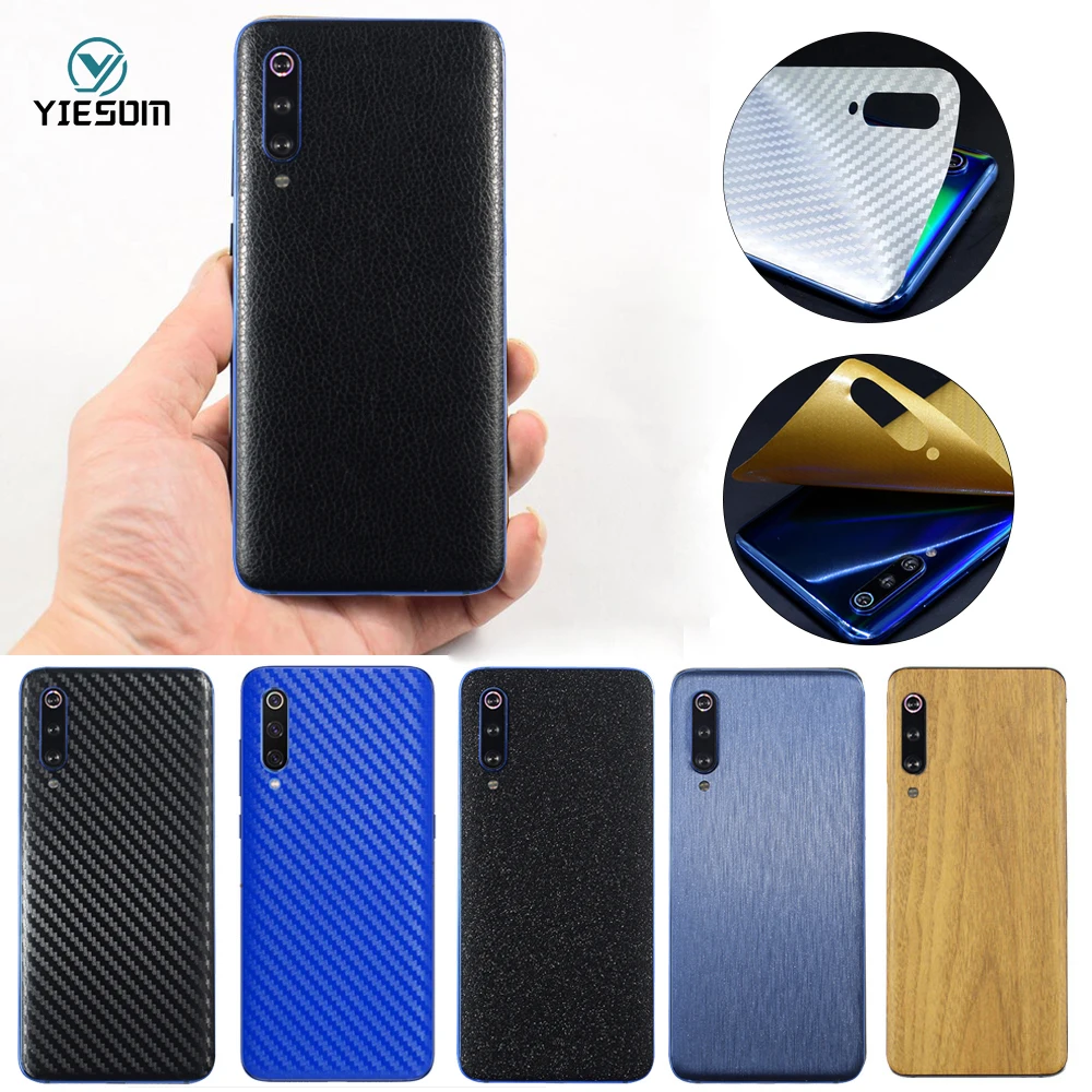 Защитная пленка на заднюю панель телефона для Xiaomi Mi 9 Mi9 8 Lite SE MiX3 Кожаные чехлы из