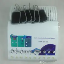 Новейший снижение вес EMS стимулятор мышц Электростимуляция машина русские волны EMS электрический стимулятор мышц CE TM-502B