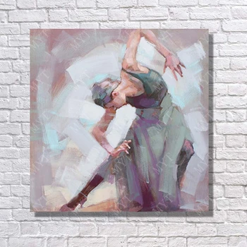 

Spain Man Dance Oil Painting Living Room Wall Decor Large Canvas Art Figure Painting Hand painted Pictures No Framed
