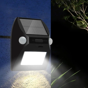 

IP65 Waterproof Solar Wall Lamp Double Head PIR Motion Sensor Wall Light Solar Powered For Outdoor Garden Street Light