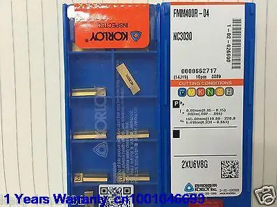 

DHL/EUB 5 lots Original for Korloy FMM400R-04 NC3030 CNC Carbide Insert NEW 10pcs/lot 15-18