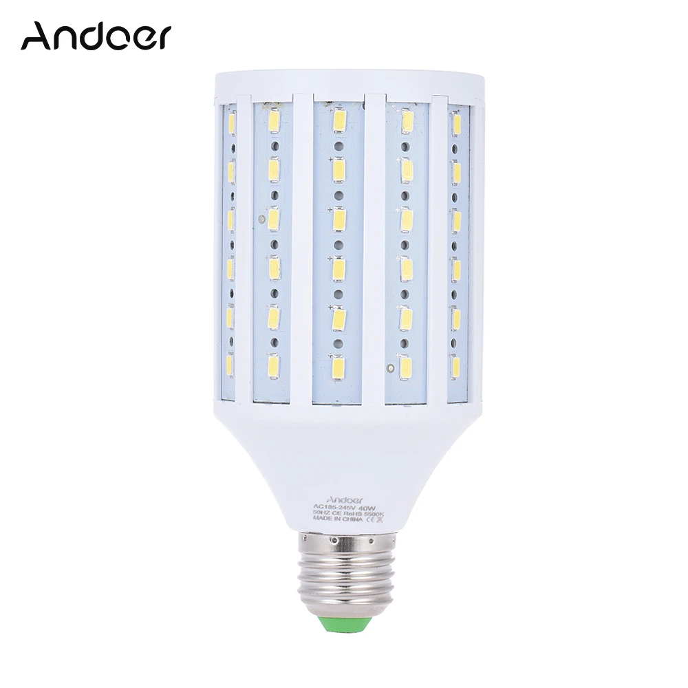

Andoer Photo Studio Photography 40W LED Corn Lamp Light Bulb 90 Beads 5500K E27