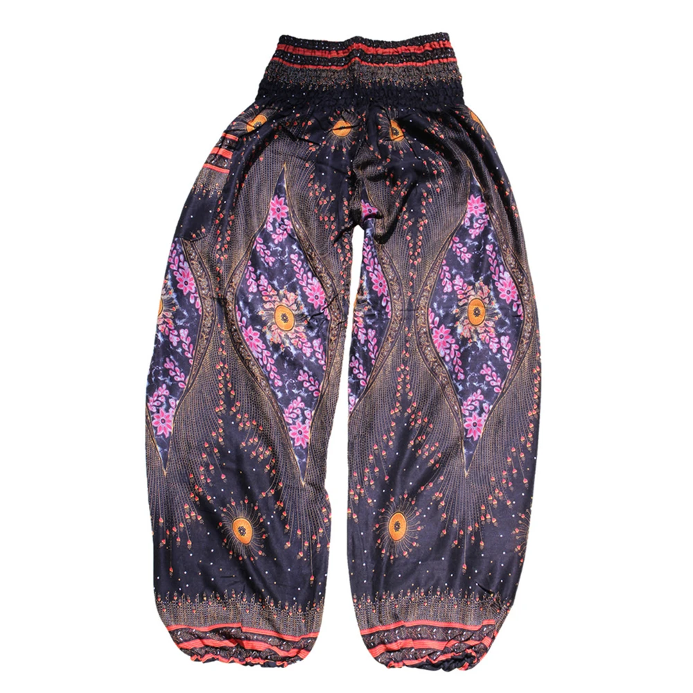 Big Peacock Eye Black harem pant BPEP001 (1)