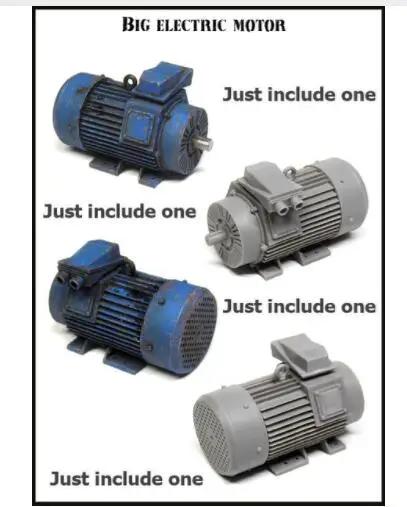 

1/35 big electric motor Accessories Resin Model Miniature figure Unassembly Unpainted