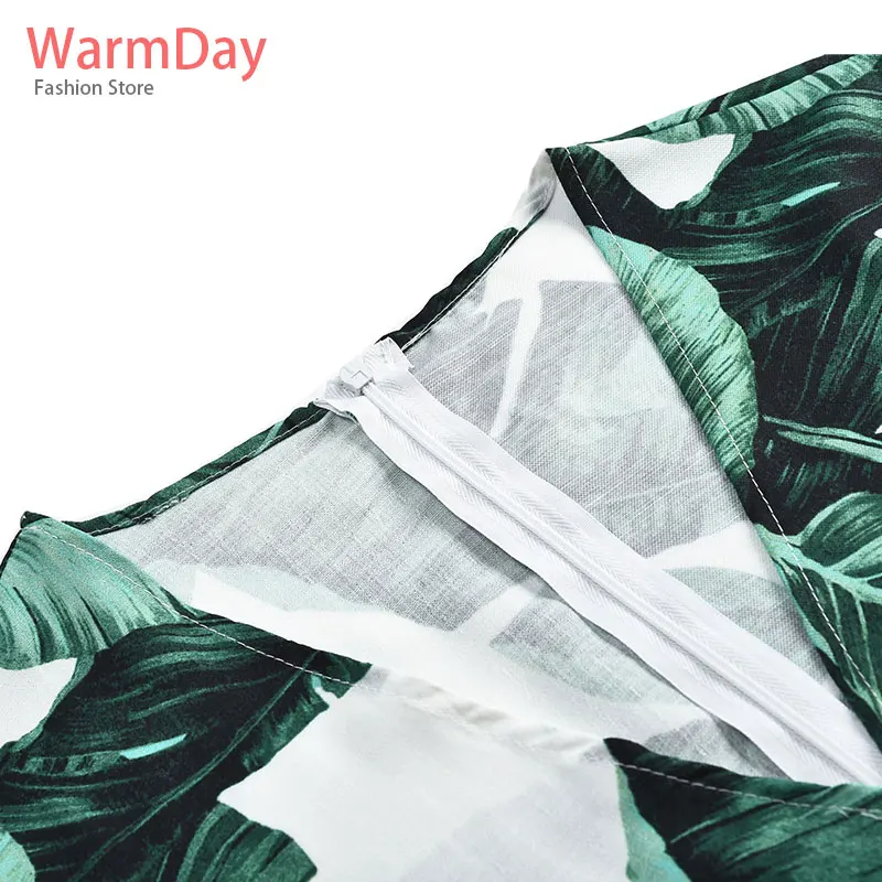 Warmday 2019 летние вечерние повседневные женские с цветочным узором элегантные