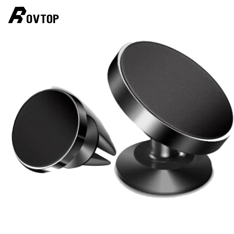 Rovtop Universal Car Phone Holder Magneti 360 Rotatable Air Vent Mount in for Iphone X XS Max Samsung Xiaomi | Мобильные телефоны и