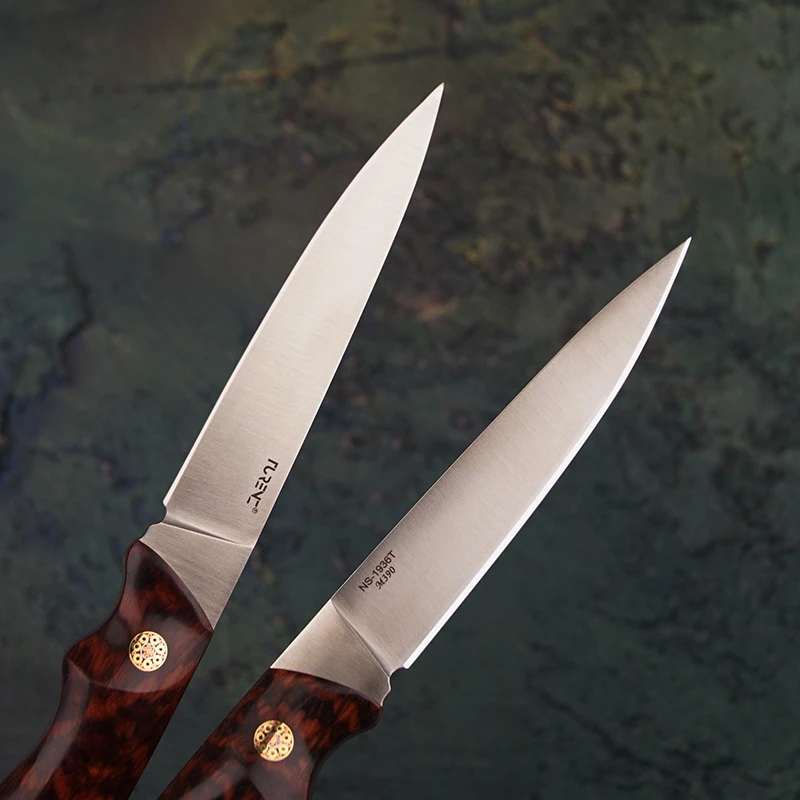Нож с фиксированным лезвием из TURENZ-M390 стали, ножи для фруктов, походные инструменты для выживания, охотничьи ножи ручной работы с ножом