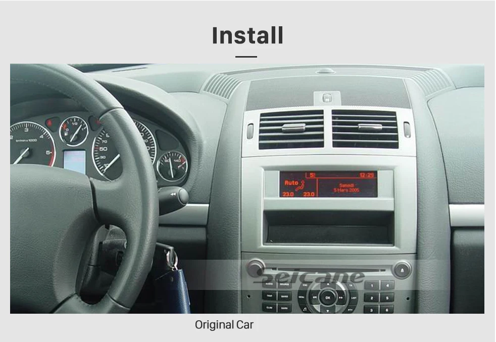 Clearance Seicane Android 8.0 7"1Din Car Radio Stereo GPS Navigation Multimedia Player For Peugeot 407 2004 2005 2006 2007 2008 2009 2010 4