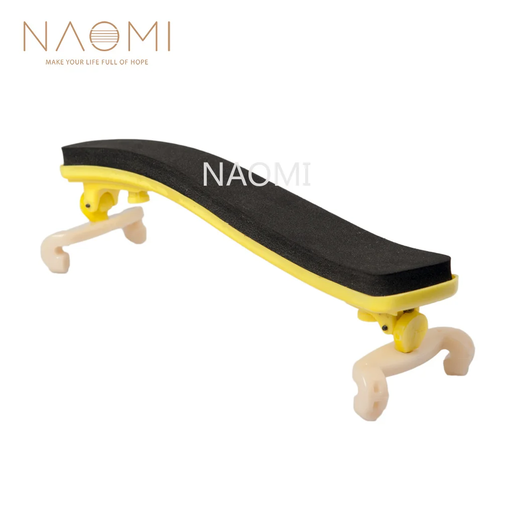 

NAOMI Violin Shoulder Rest Yellow Color For 4/4 3/4 Violin Violin Shoulder Rest Violin Parts Accessories New