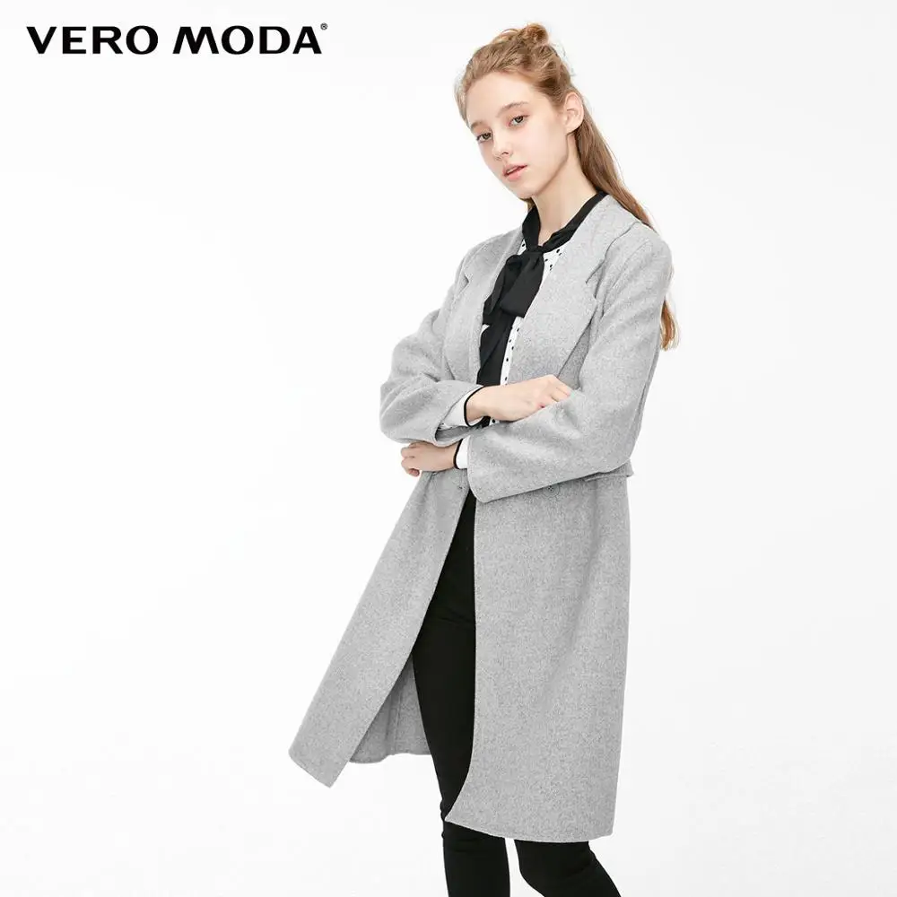 Vero Moda Женское пальто из 60% шерсти | 318327538 - Цвет: Lt. grey mel.