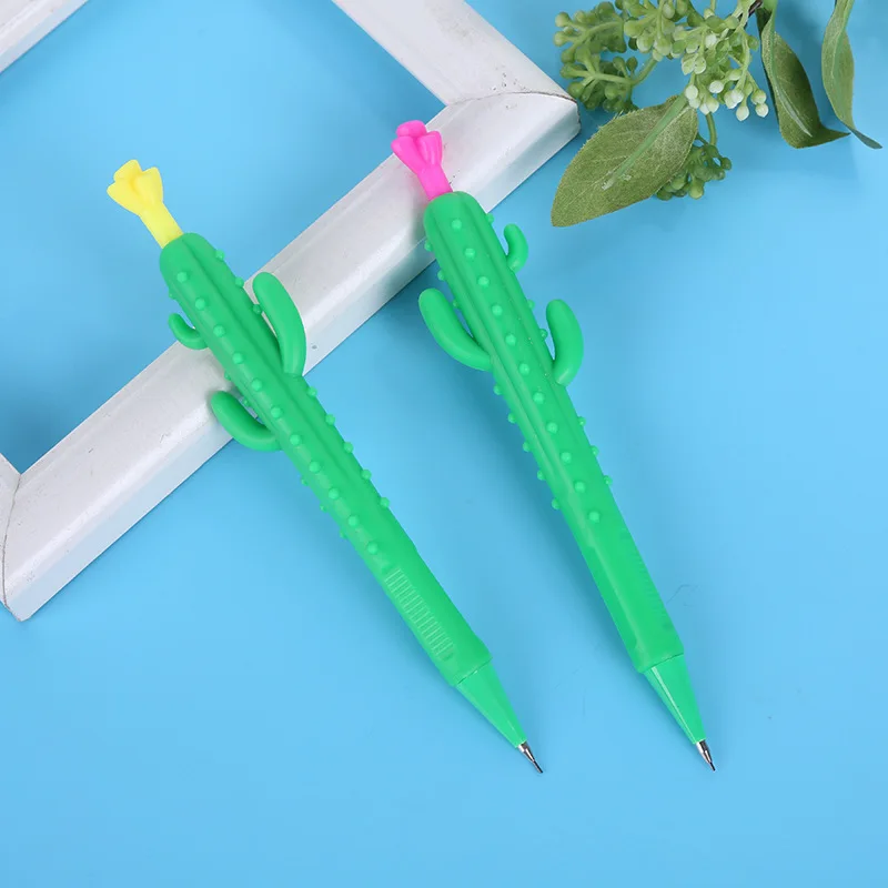 Творческий кактус механический карандаш для письма милый морковь автоматическая ручка для рисования школьные офисные принадлежности канцелярские принадлежности подарок