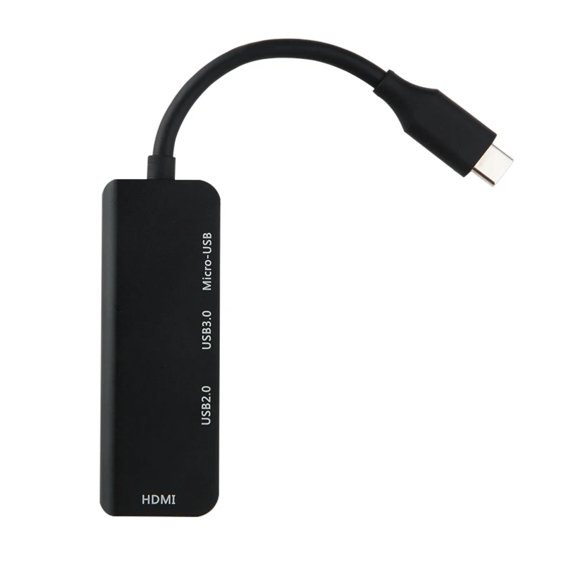 HDMI Tpye-C к Micro usb-хаб 3,0 2,0 Thunderbolt 4 порта сплиттер адаптер совместимый для MacBook Pro samsung Galaxy S9/S8/Note 9