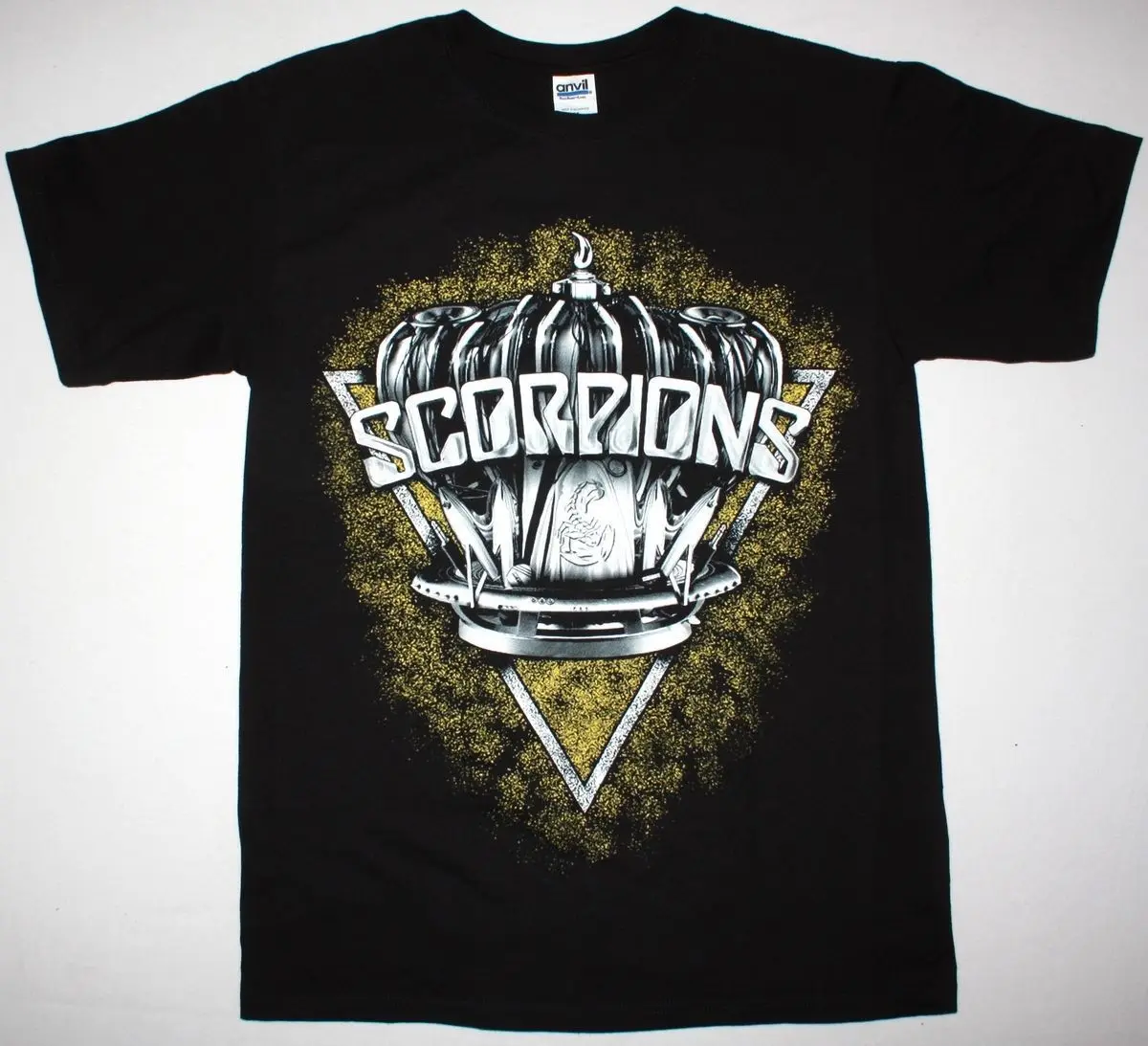 SCORPIONS RETURN TO FOREVER 2015 BLACK T SHIRT HEAVY METAL HARD ROCK MSG | Мужская одежда