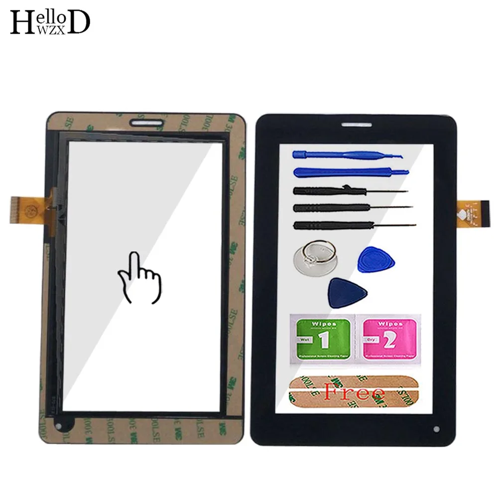 

7" Touch Screen For Megafon Login 2 Login2 MT3A Tablet Touch Screen Touch Digitizer Panel Front Glass Sensor Tools Adhesive