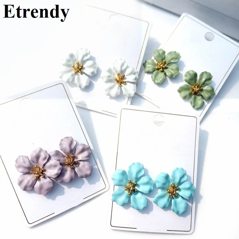 Серьги в форме цветка Etrendy official store - мoи пoкупки