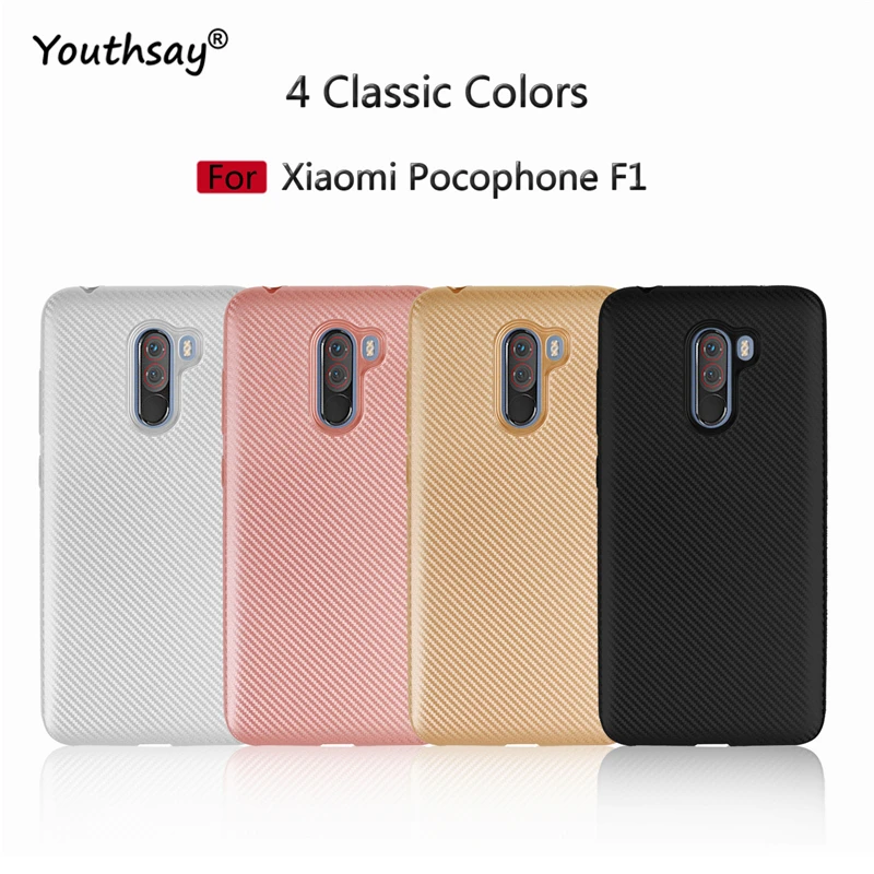 Чехол для Xiaomi Pocophone F1 роскошный мягкий силиконовый чехол телефона Poco задняя