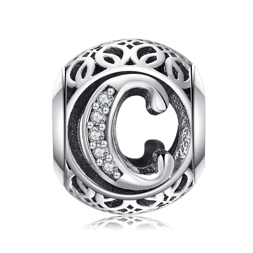 JewelryPalace винтажные A R с буквенным принтом фианит Аутентичные 925 пробы серебряные
