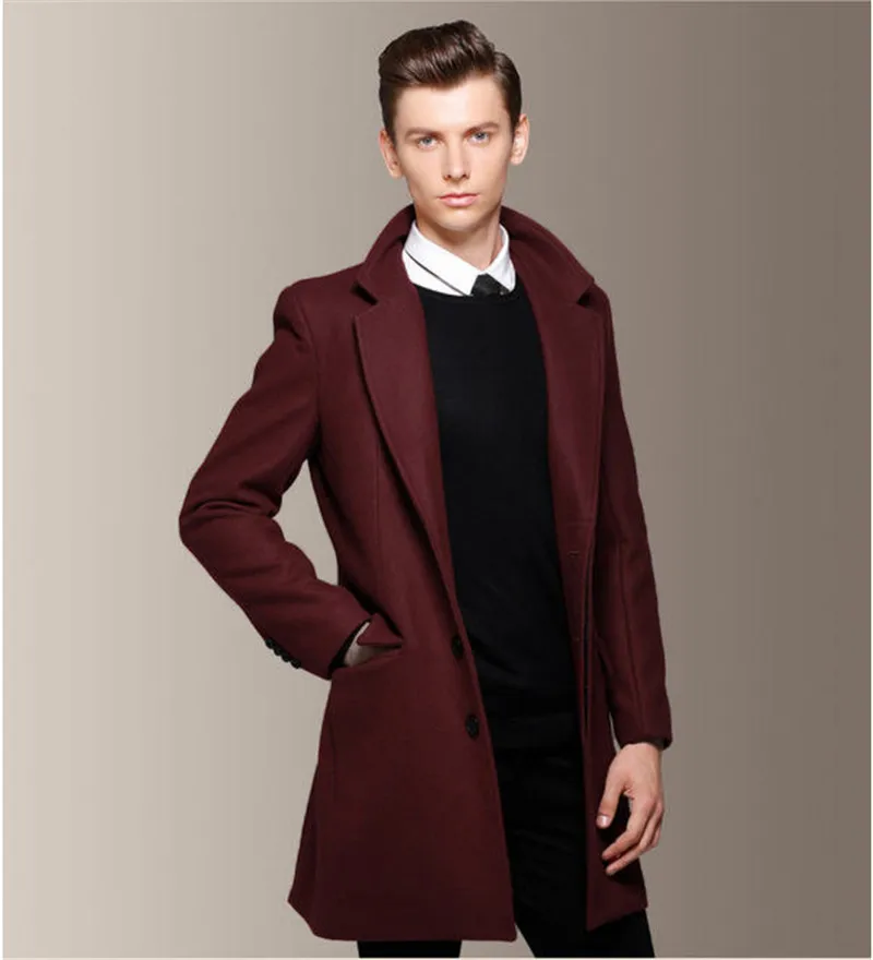 Fashionable Men's Coat 2018 Han Coats
