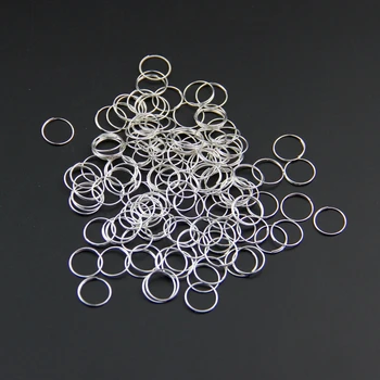 

10mm-13mm Chrome Metal Rings Octagon Beads Lamp Connectors Components
