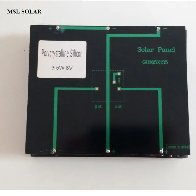 ПМ эпоксидная панель на солнечной панели солнечных батарей 6V 3,5 W поликристаллический кремний A класс предпочитают качества панели солнечных батарей для DIY солнечной энергии Мощность зарядное устройство 10 шт