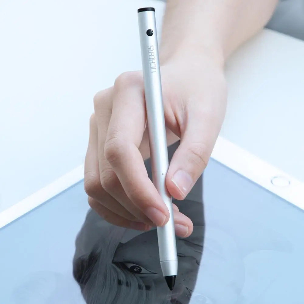 lingchen Auto Sleep adjustable micro USB charging metal stylus Touch Pen 6