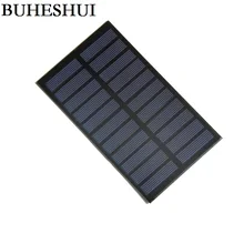 BUHESHUI 2pcs 1.6W 5.5V Mini Solar Cell Polycrystalline Solar Panel DIY Solar Charger 150*86*3mm Education Kits Free Shipping