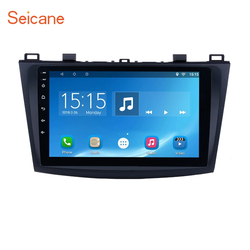 

Seicane Android 9.0 Car GPS Navigation Radio Multimedia Player for 2009 2010 2012 MAZDA 3 Touch Screen support Bluetooth wifi