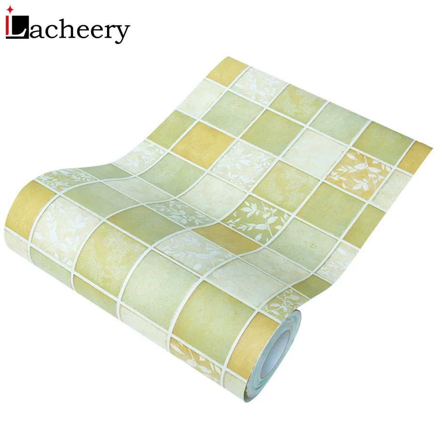 Vinyl Oilproof Kitchen Tiles Decor Wall Stickers PVC Waterproof Self Adhesive Wallpaper for Bathroom Decorative Films Wall Decal Vinyl Oilproof Kitchen Tiles Decor Wall Stickers PVC Waterproof Self Adhesive Wallpaper for Bathroom Decorative Films Wall Decal