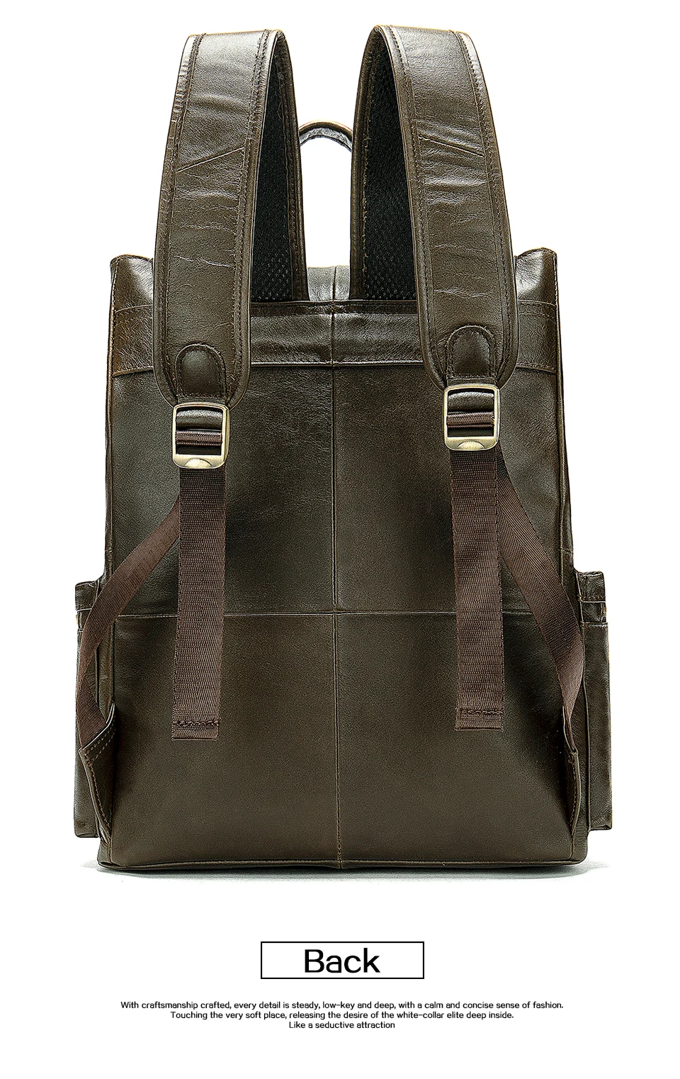 -2_04MVA Men's Anti Theft Backpack for Laptop Waterproof Cowhide Leather Large Capacity Travel Backpacks for Men Boys Bags 3057