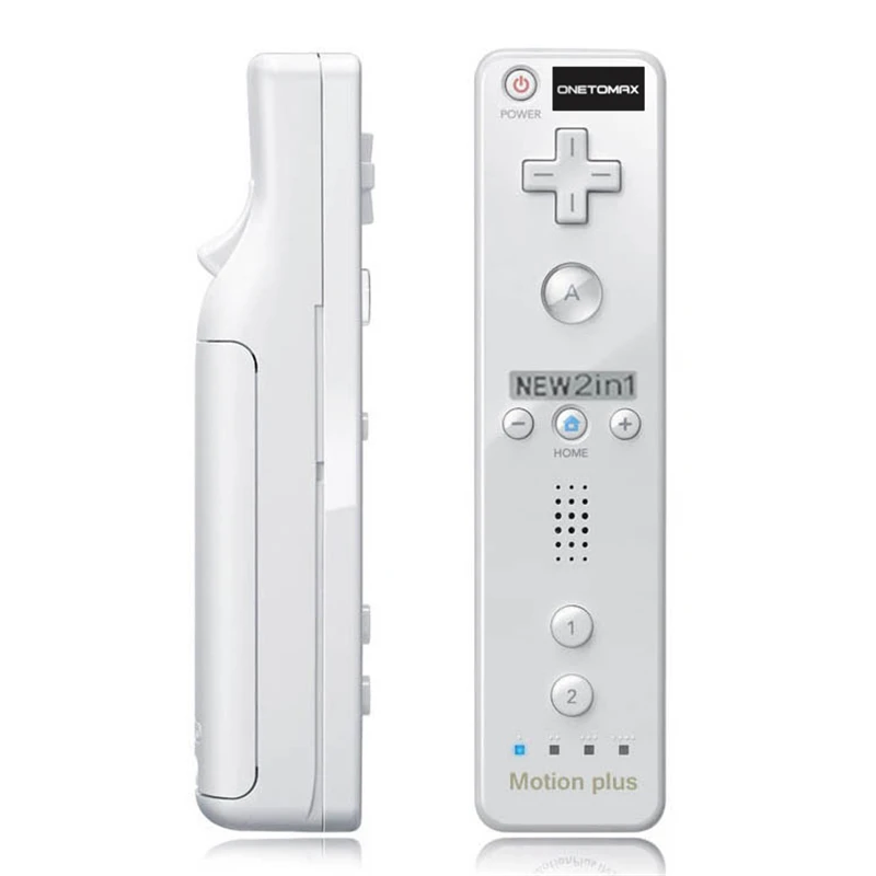 ONETOMAX 2 в 1 Motion Plus внутренний пульт дистанционного управления для nintendo wii Пульт дистанционного управления Motionplus для wii аксессуары для игр