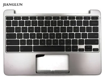 

JIANGLUN Used For Asus C201PA-DS01 Palmrest with US Keyboard without Touchpad Silver