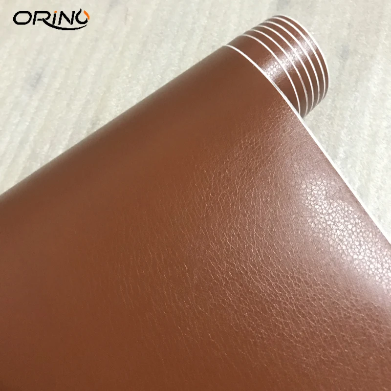 Brown Leather Vinyl Film Wrap-2