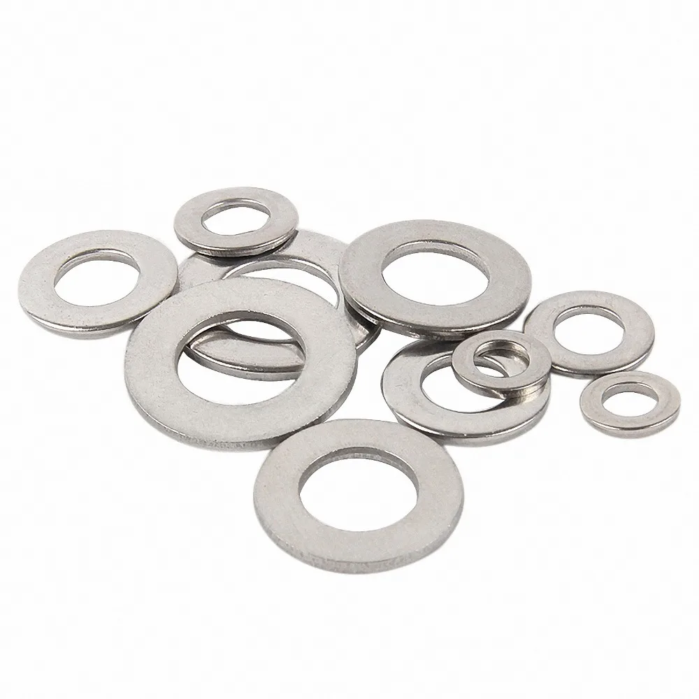 304 A2 Stainless Steel Flat Repair Washers Series M3-M20 Thickness 1mm