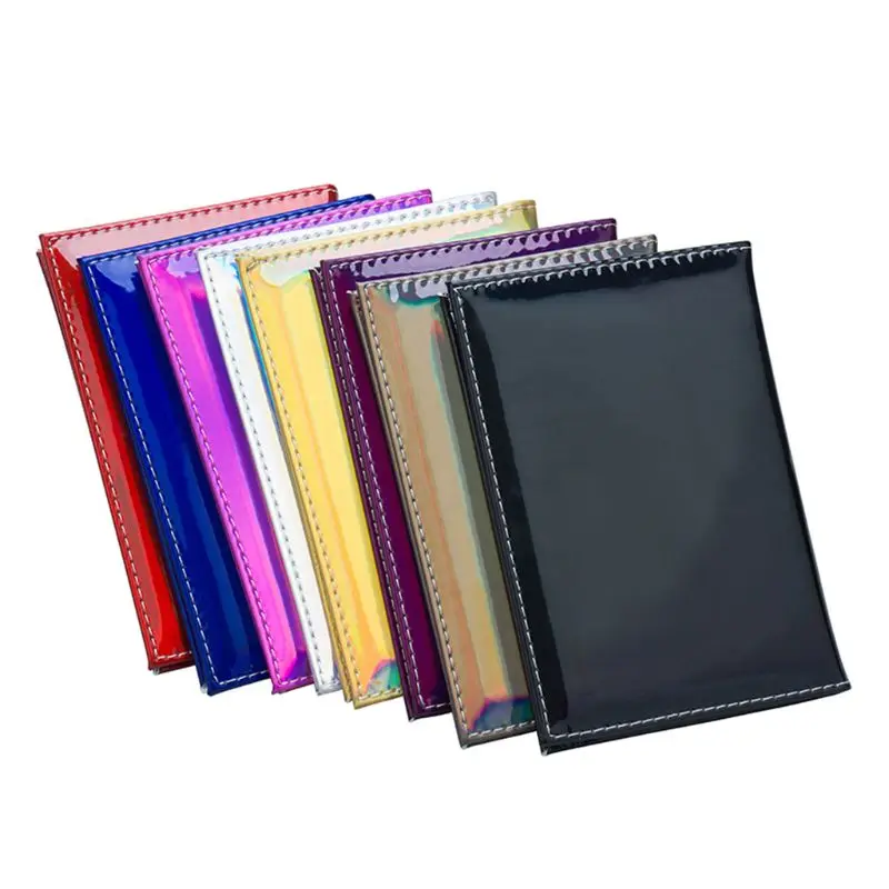 

Fashion PU Leather Hologram Travel Passport ID Credit Card Holder Case Cover Protector Organizer 8 Colors 14.2x9.5cm