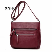 Moda flap hombro cubierta Tasche sólido bolsa feminina mujer Bolsos Crossbody torebka SAC Cuir verdadera mujer señoras mano Bolsas