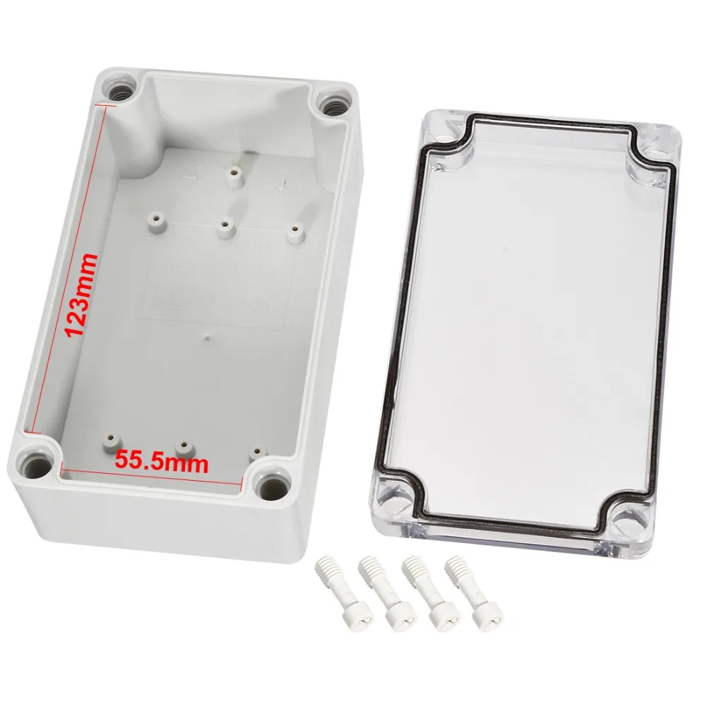 Uxcell Новый горячий 120x120x90 мм водонепроницаемый DIY Распределительная коробка