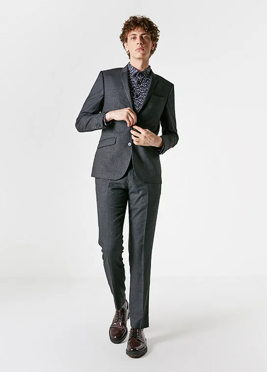 SELECTED men Single breasted business jacket | 41845X501