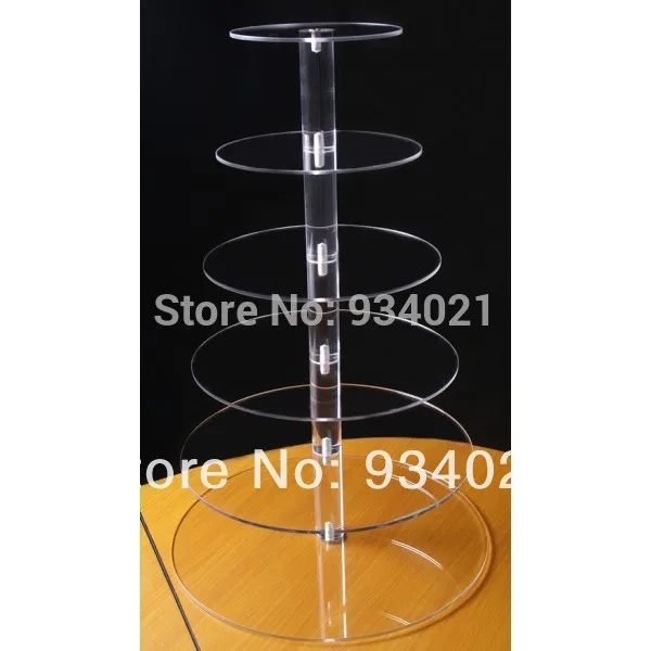 

6 Tier High Quality Clear Acrylic Cake Stand, Cupcake Holder party decoration