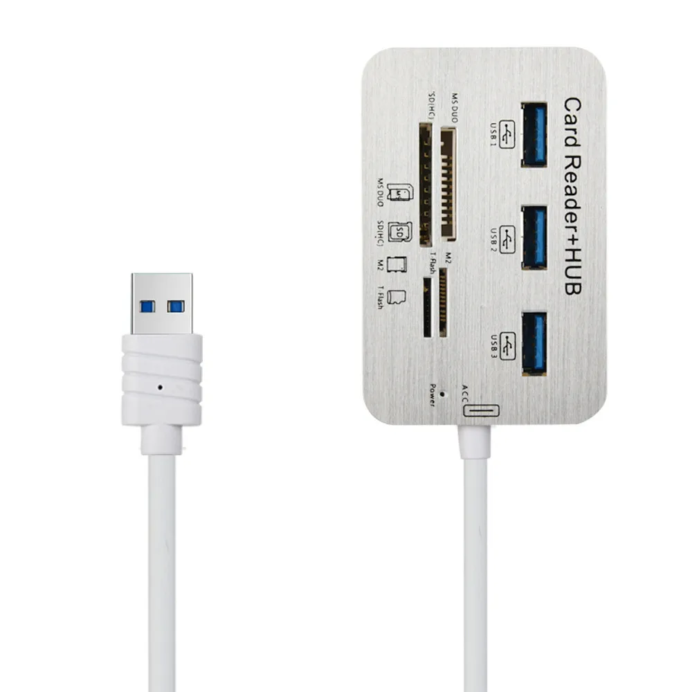 CARPRIE Usb концентратор 3 1 высокое качество порта Алюминиевый USB с MS SD M2 TF мульти в