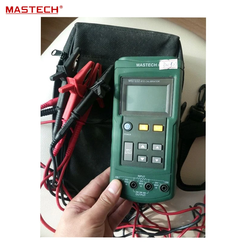 

MASTECH MS7222 Resistance Temperature Detector RTD Calibrator Simulate Measure 7RTD Ohm