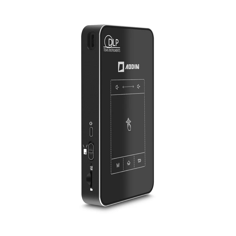 Портативный проектор AODIN 1 + 32G Wi Fi умный мультисенсорный HD DLP HDMI карманный мини