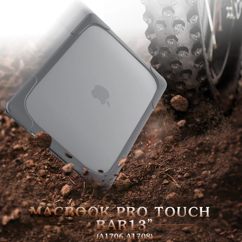 Newest Shockproof Laptop case cover for macbook pro 13 case,Foldable Stand Shell for macbook pro 13 case touch bar a1707 a1708 a14662-2 (22)