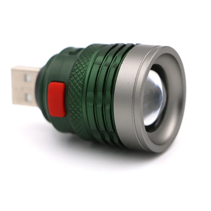Мини USB портативный фонарь с зарядкой из алюминиевого сплава жесткий светильник